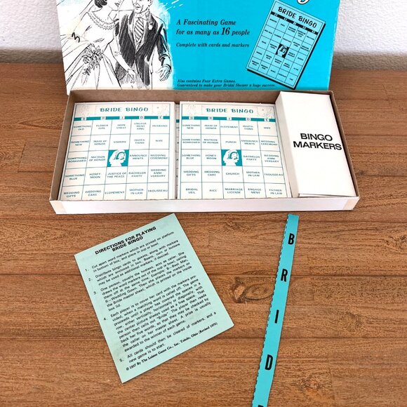 Bride Bingo Game - Vintage - Picture 4 of 6